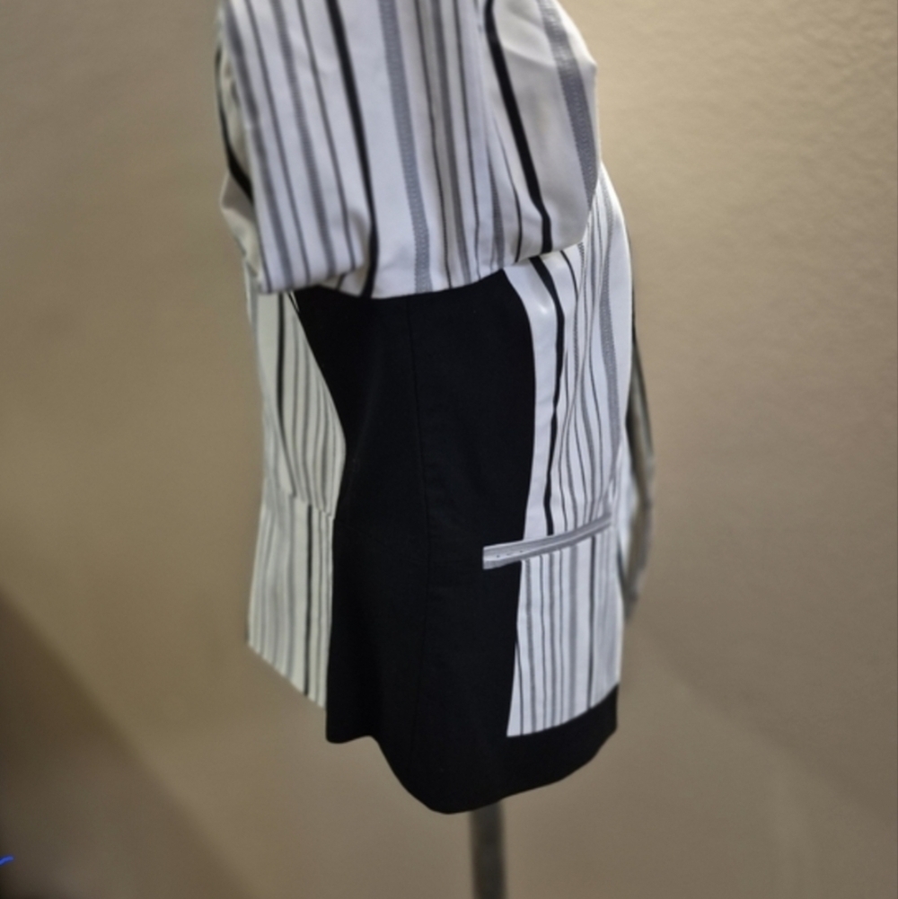 Worthington Black and White Striped Top - Picture 5 of 8